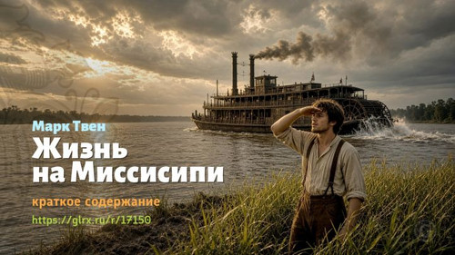 Читать краткий пересказ книги Марка Твена «Жизнь на Миссисипи». Марк Твен: «Жизнь на Миссисипи» Марк.jpg