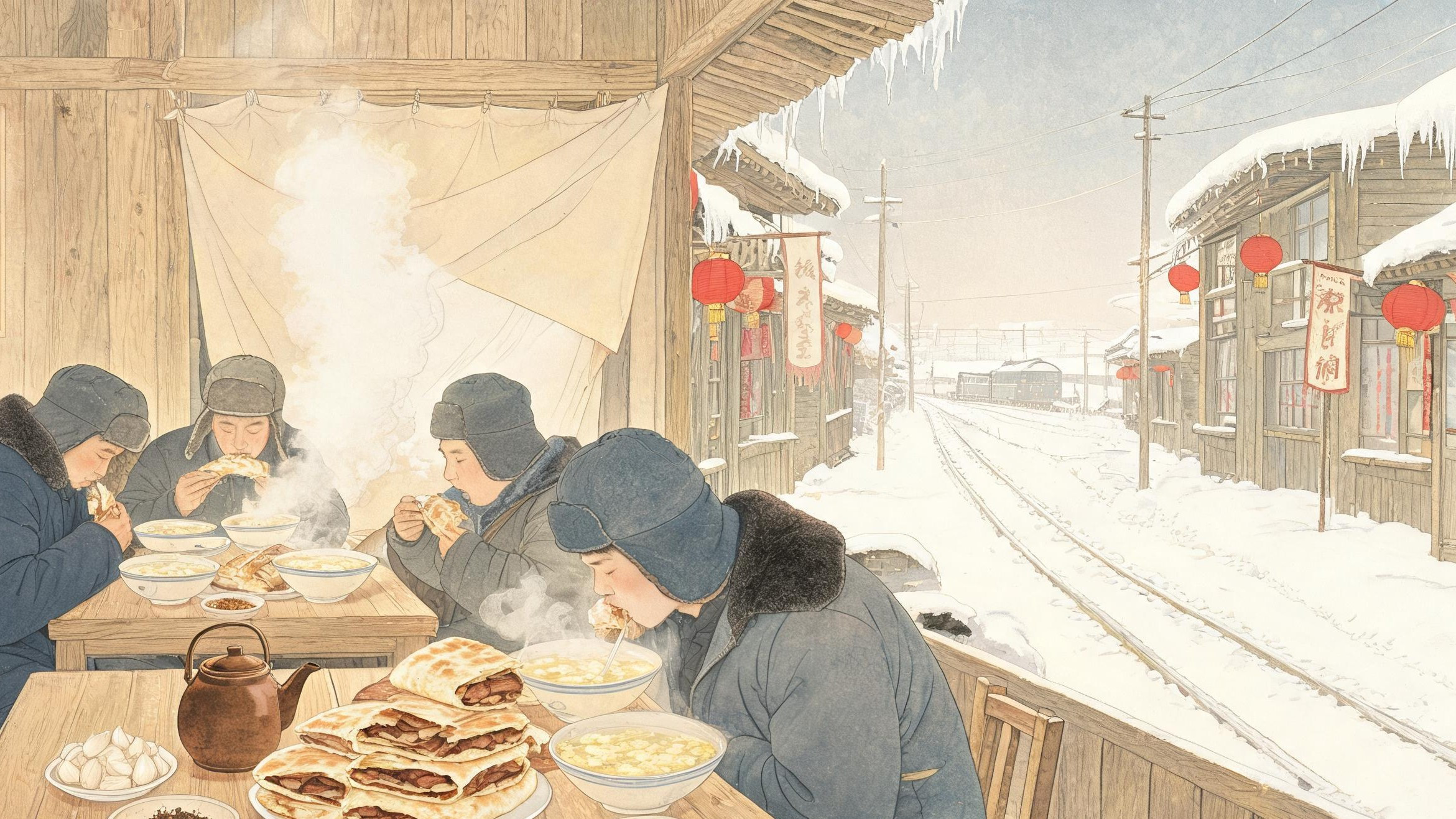 李连贵熏肉大饼·食俗