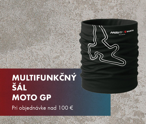 MotoGP šál ako darček k nákupu