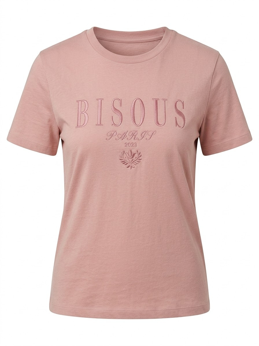 Women's Embroidered Graphic T-Shirt - B2B Export Garment Specification