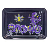 Bandeja Sadhu ET Violeta Metal com Área para Cigarro Unidade (1)