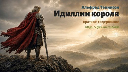 Читать краткий пересказ книги Альфреда Теннисона «Идиллии короля». Альфред Теннисон: «Идиллии короля.jpg