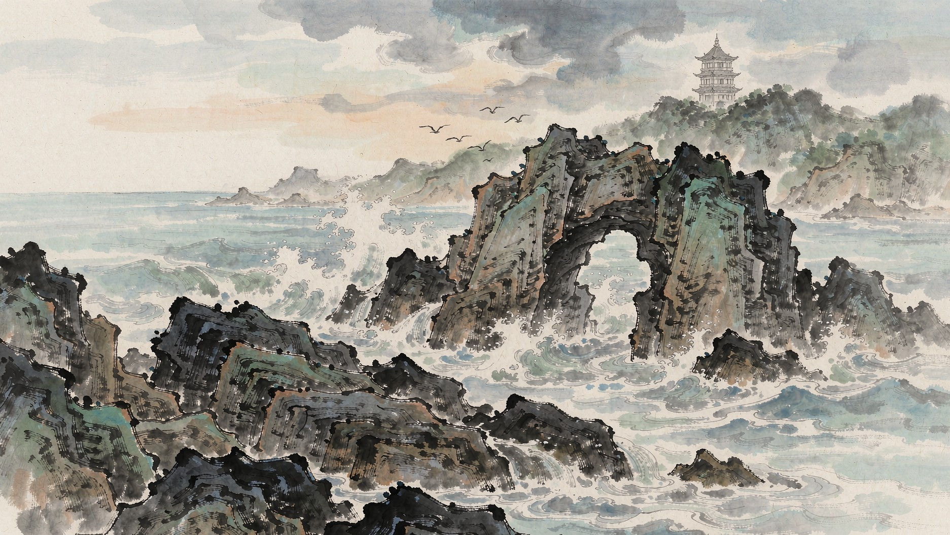 甲子·甲子门礁石