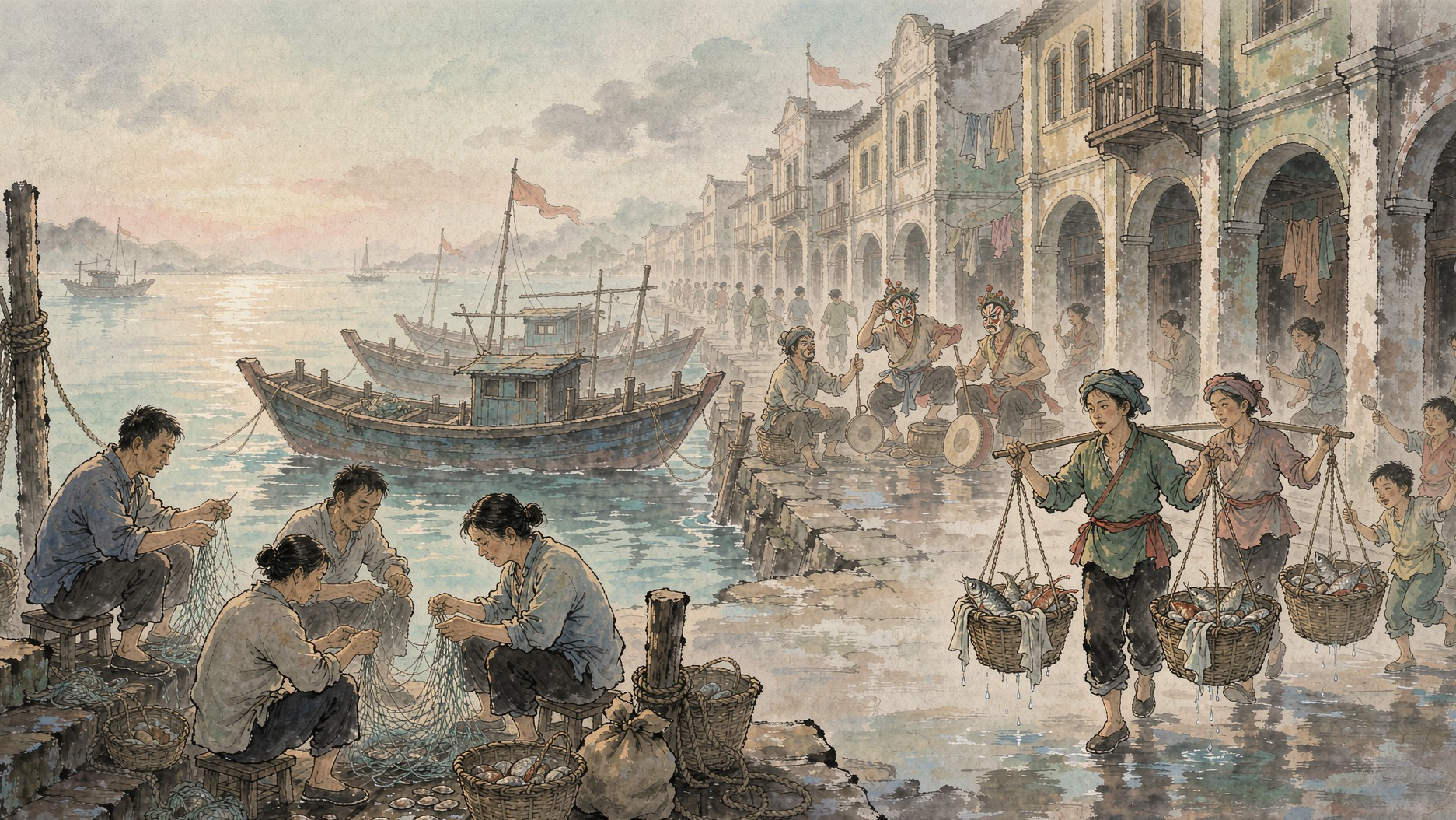 甲子·渔港风貌