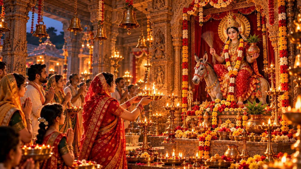 माँ शीतला की मंदिर में आरती