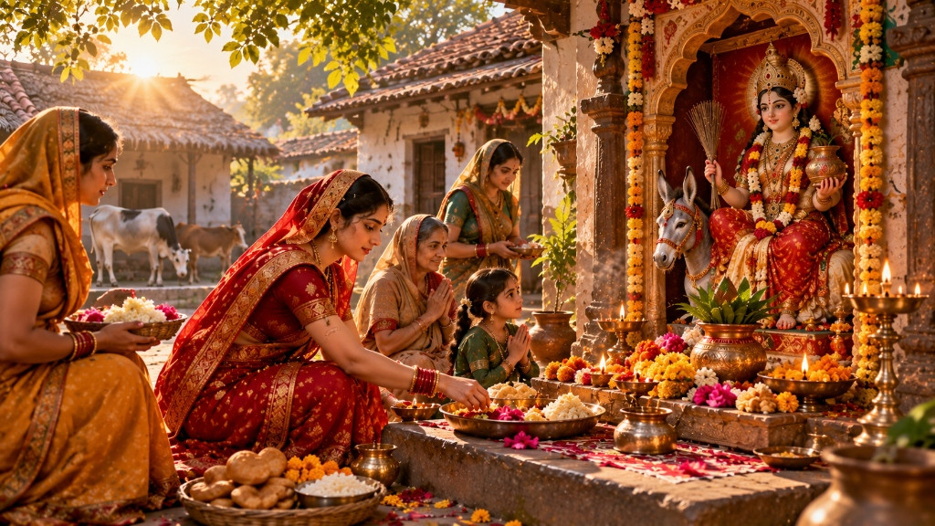 शीतला अष्टमी की पारंपरिक पूजा