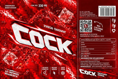 Etiqueta roja dinámica de bebida COCK2.png