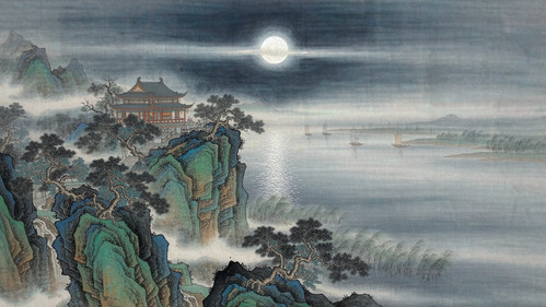 牛渚江月的最后传说——谪仙人捉月骑鲸的诗意收梢【民间传说】