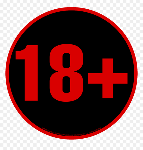 523 5234025 18 plus png emblem transparent png.png