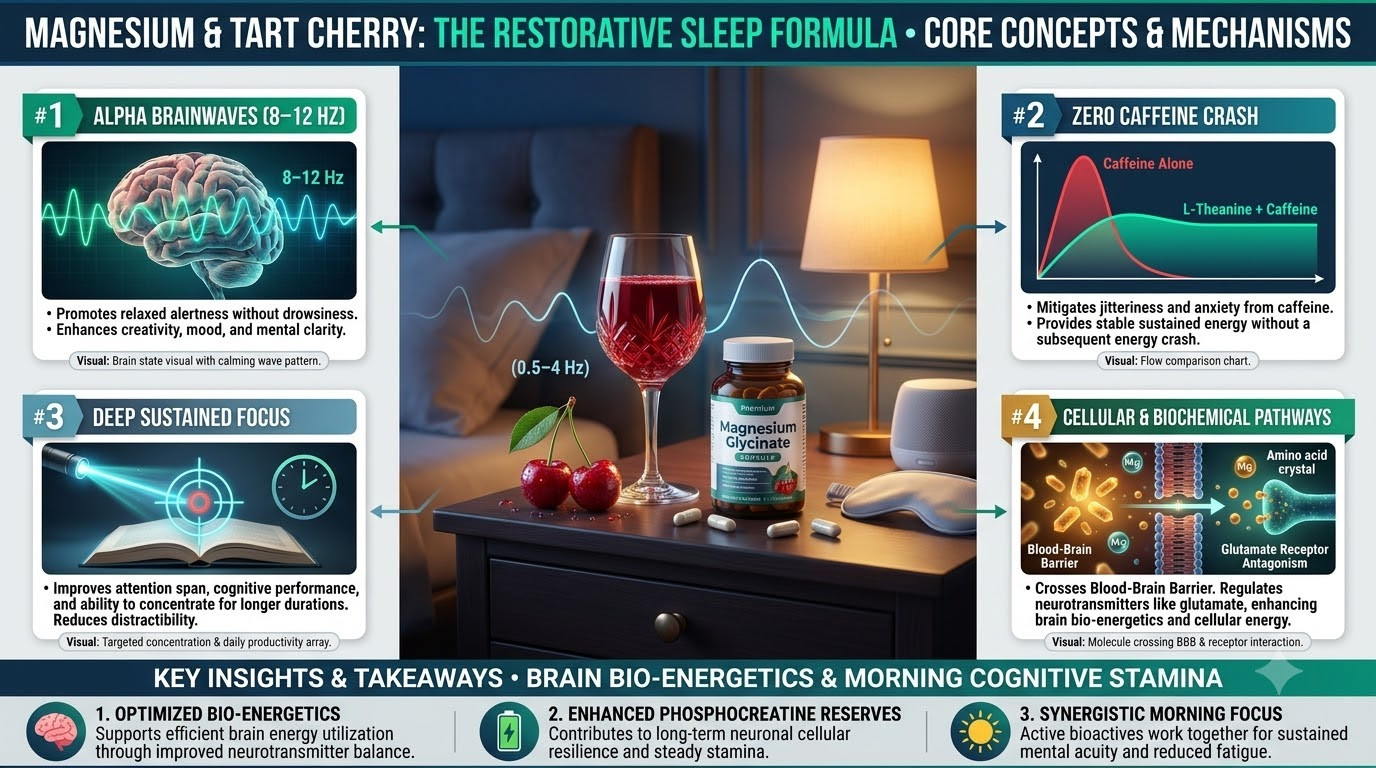 Magnesium Glycinate and Circadian Recovery: Downregulating Nocturnal Cortisol Spikes, Enhancing GABA Receptors, and Deepening Stage 3 Slow-Wave Sleep