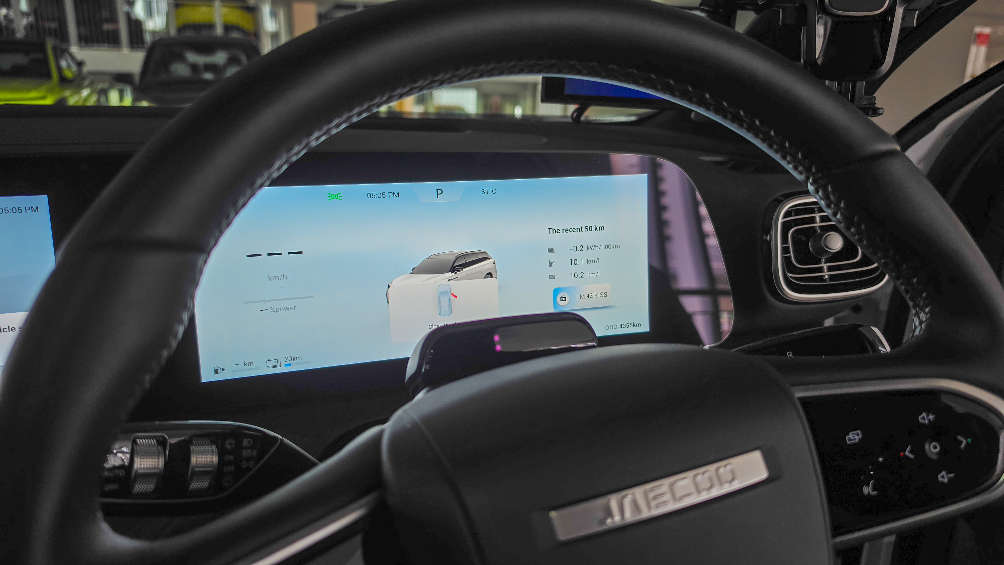 Jaecoo J8_Driver Display