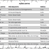 AÇÕES LENTAS
