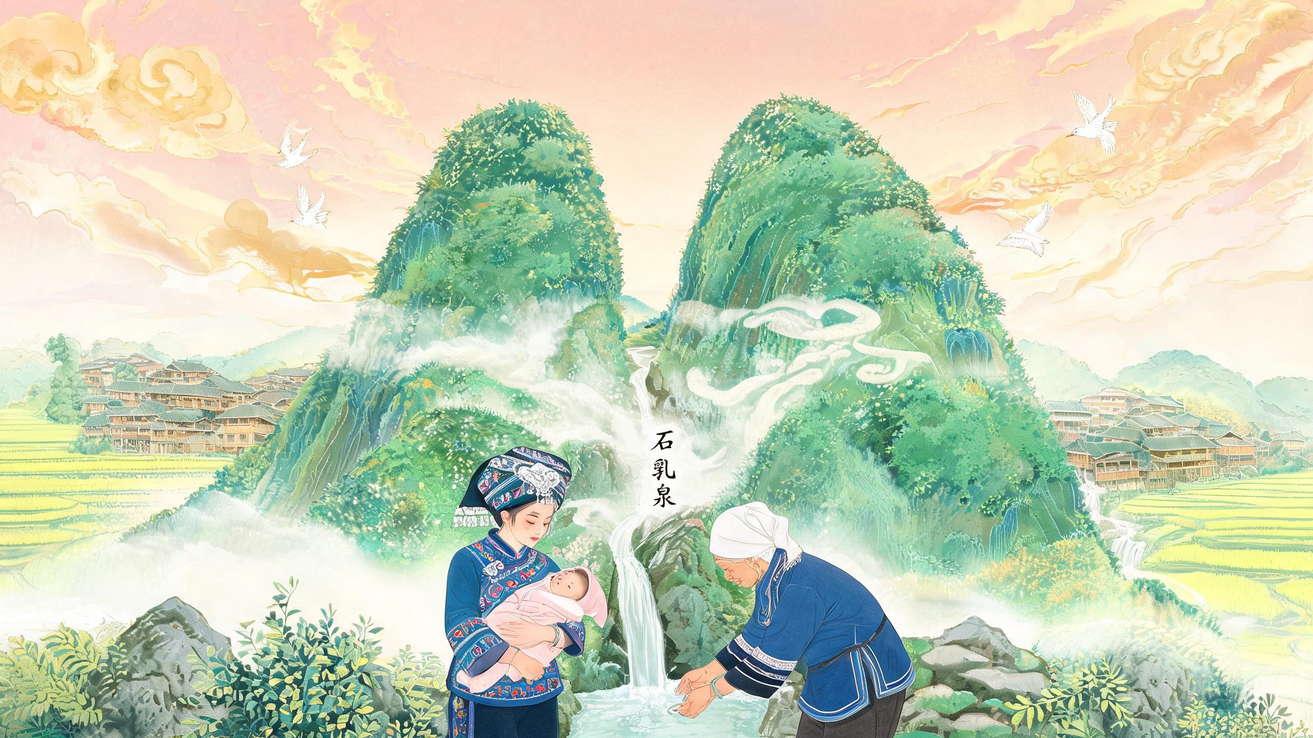 贵州贞丰双乳峰