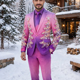 winter suit portrait