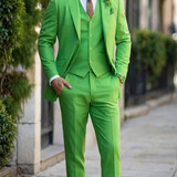 lime green suit street