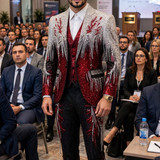 glitter suit conference 1
