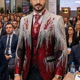 conference hall cravat man