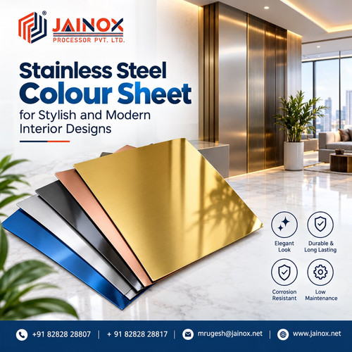 Stainless Steel Colour Sheet for Stylish and Modern Interior Designs.1