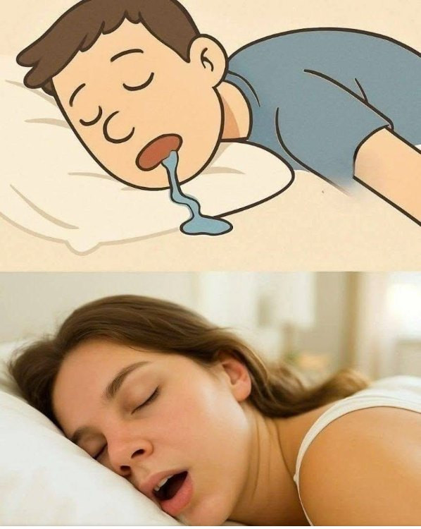 If you drool while you sleep, it’s a sign that your