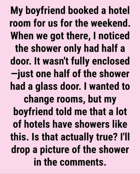 Why Do So Many Hotel Showers Have Only Half a Door?