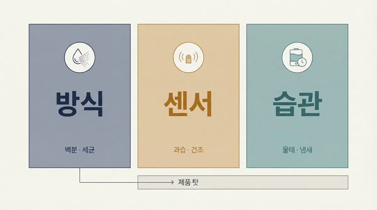 초음파 가습기 원리와 백분, 물이 단점을 만듭니다