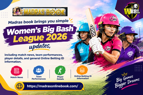 Madras Book Cricket Updates for the 2026 Women’s Big Bash League.2