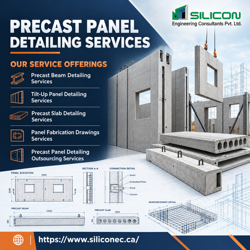 Precast Panel Detailing Services for Construction Projects in Surrey.1
