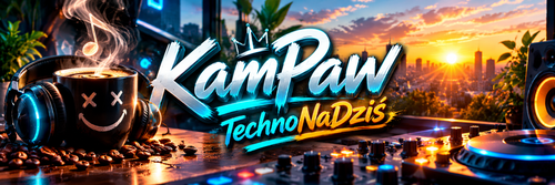 Poranny neonowy świat techno KamPaw.2