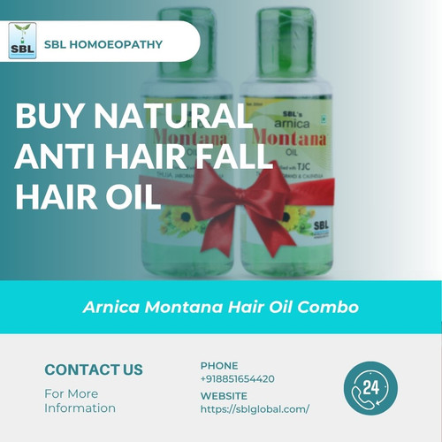 Buy Natural Anti Hair Fall Hair Oil – SBL Homoeopathy.1