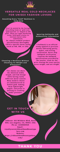 Versatile Real Gold Necklaces for Unisex Fashion Lovers.2
