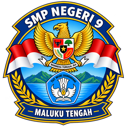 Lencana Sekolah SMP Negeri 9 Maluku Tengah.2