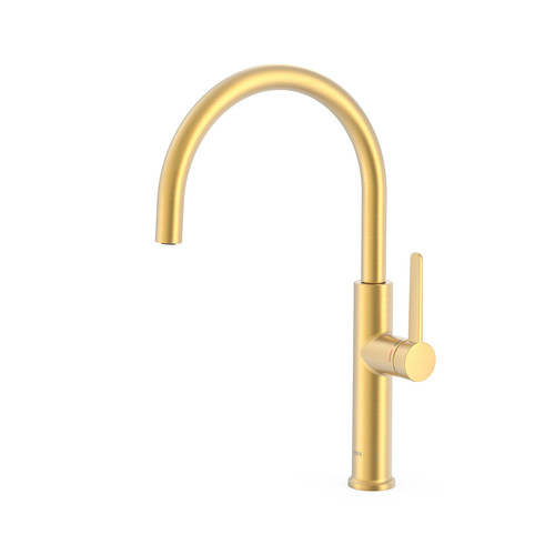 miscelatore monocomando cucina tres kitchens 23044003om oro opaco 24k.1