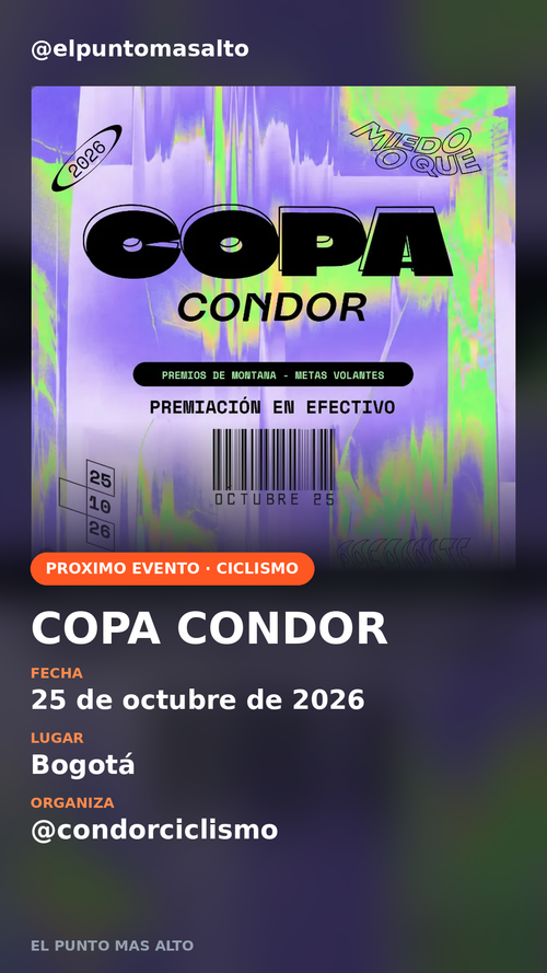 story ciclismo 2026 10 25 copa condor.2