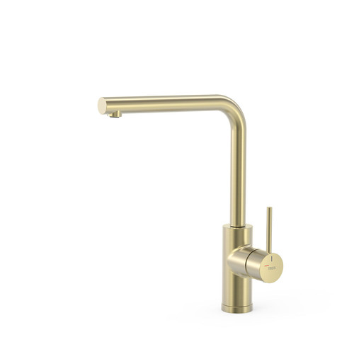 miscelatore monocomando cucina tres kitchens 23044006ca cava dorato pbt.1