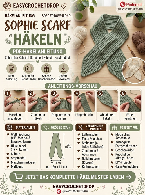 Crochet scarf pattern infographi 20261020162136.1