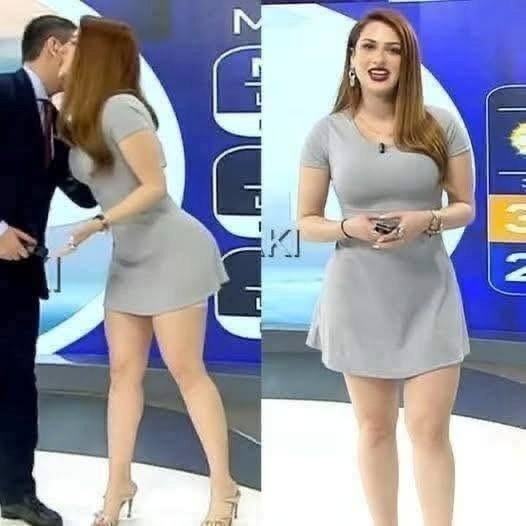 Presenter forgets she was on live