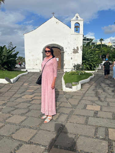 Gabriele Kleid - flanieren in Puerto de la Cruz.1