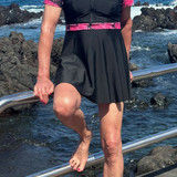 Gabriele Kleid - baden am San Telmo Strand