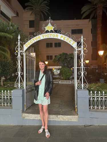 Gabriele Kleid - abends in Puerto de la Cruz.1