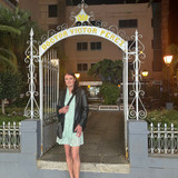 Gabriele Kleid - abends in Puerto de la Cruz