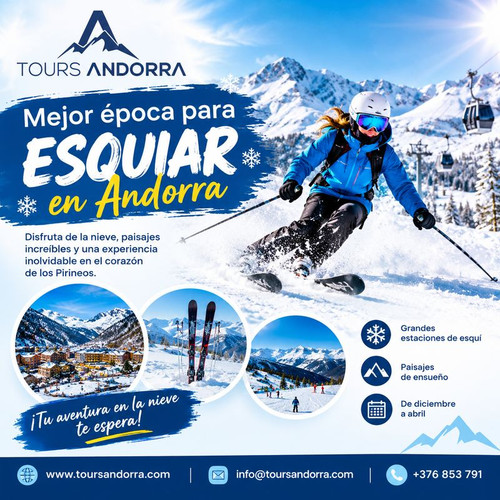Mejor Época para Esquiar en Andorra y Disfrutar de la Nieve.1