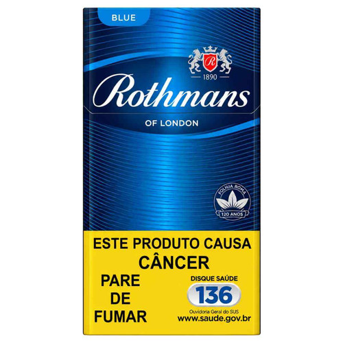 Cigarro Souza Cruz Rothmans Of London 1890 Global Blue Display C10 Maços (2).jpg