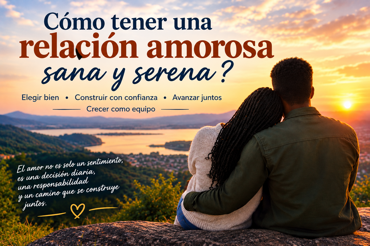 ¿Cómo vivir una relación amorosa sana y serena?
