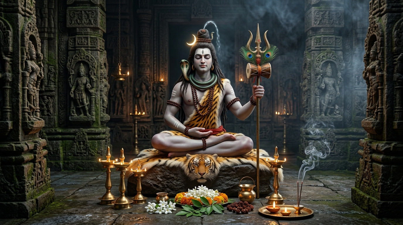 श्री शिव जी की आरती — ॐ जय शिव ओंकारा
