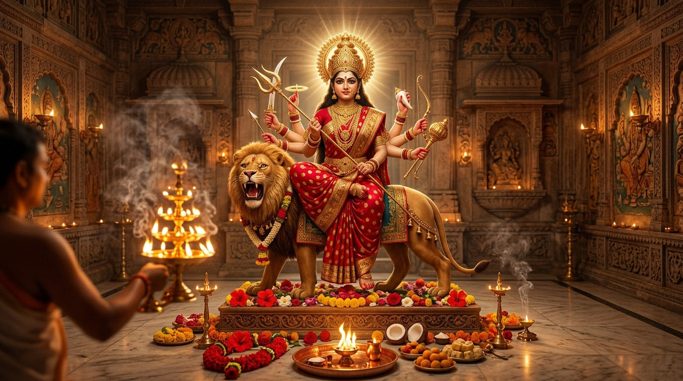 श्री दुर्गा माता की आरती — जगजननी जय जय