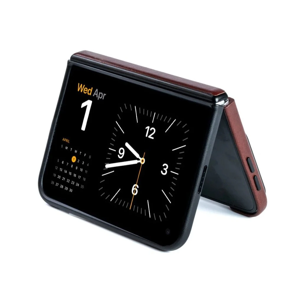 A black and brown electronic device