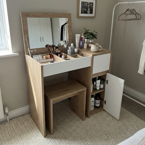 My Vanity Desk with Mirror Changed My Morning Routine.png