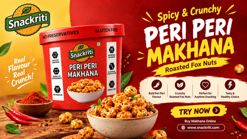 Peri Peri Makhana – Spicy & Crunchy Roasted Fox Nuts Snackriti.png
