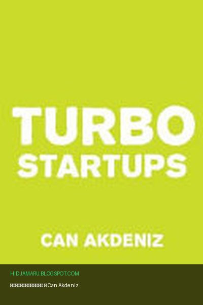 Обложка книги «Турбостартапы» - Can Akdeniz