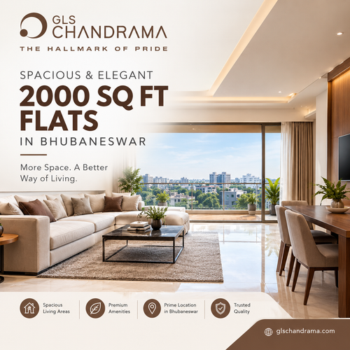 Invest in Comfort: 2000 Sq Ft Flats in Bhubaneswar for Modern Living.2
